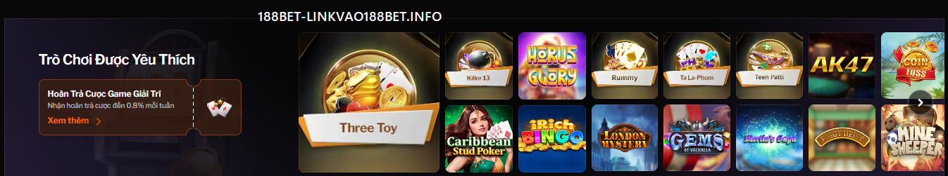 Trò chơi đa dạng tại 188bet Trò chơi đa dạng tại 188bet